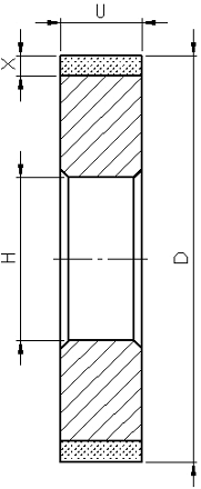 Diamond or CBN wheel 1A1 | Diamoutils